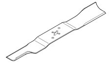 Replacement mower blade 46 cm for Stihl and Viking MB 448 series - 6356 702 0101