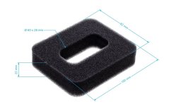 ND GP Vzduchový filter pre Husqvarna 240 240R 245 245R 245R 245RX Jonsered GR41 GR44 GR50 RS41 RS44 RS44 EPA, 502115801