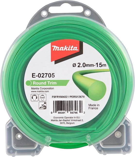 MAKITA round trimmer line 2.0mm 15m, E-02705