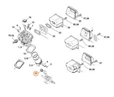 ND STIHL Ložisko ihličkové kľukovky 10x13x12.5 pre reťazovú pílu MS 260, 9512 003 2252