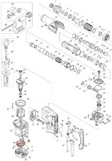 Držiak uhlíkov pre búracie kladivo MAKITA HM0870C, HM0871C, 638674-3