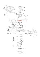 ND MAKITA / DOLMAR Motor tartó EM-460 S, ELM4610 fűnyíróhoz, 671460001