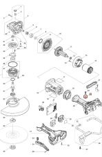 Védőburkolat-tartó MAKITA DGA700, DGA900 sarokcsiszolókhoz, 327048-0