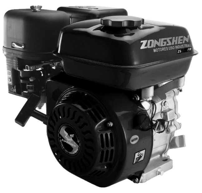 MOTOR ZONGSHEN 177F 270cc 9.0 horizontal shaft 25.4mm