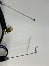 ND STIHL Bowden / lanko plynu pre krovinorez FS 55, KM 55, 4140 180 1109, starší typ