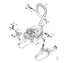 ND STIHL Zátka pružiny pre reťazovú pílu MS 231, MS 251, 1143 792 2902