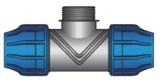 T-spojka redukovaná vonkajší závit 20 x 1/2“ x 20 AQUA