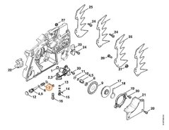 Pressure spring for STIHL brushcutter FS 360, FS 460, FS 240, FS 411, FS 260, 0000 997 0842