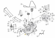Önmetsző csavar 5/16-18 x 0,88 MTD, WOLF-Garten fűnyíró traktorokhoz - 710-06322