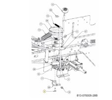 Skrutka 5/16-18x.62:GR5:STD pre záhradný traktor MTD 710-3025