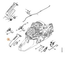 Markolat tál STIHL láncfűrészhez MS 271, MS 291, MS 261, 1141 791 0600