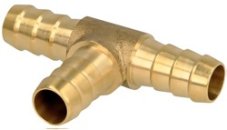 T-kus s hadicovými koncovkami 10mm x 10mm x 10mm (12d)