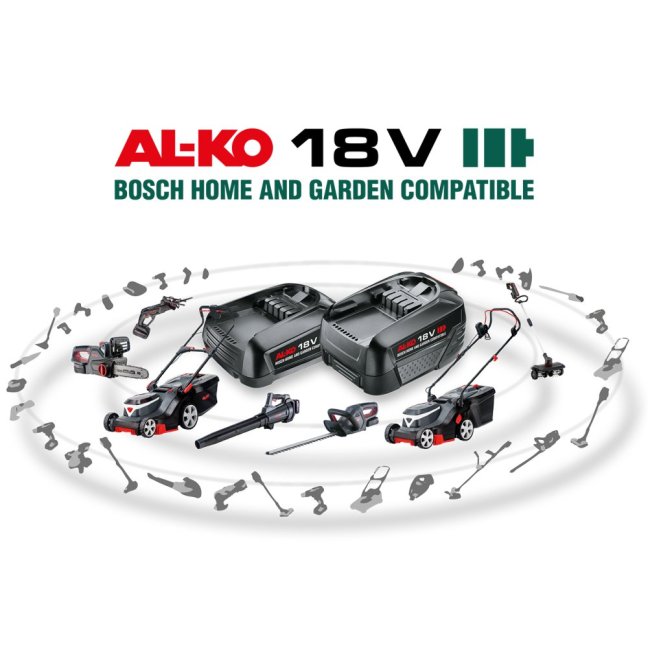 Sada akumulátora a nabijačky AL-KO B50 Li (2,5Ah) + C50 Li 18V BOSCH HOME and GARDEN, 114014