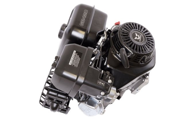Engine Zongshen GB420 with a power of 13.0 HP and a displacement of 420 cc.