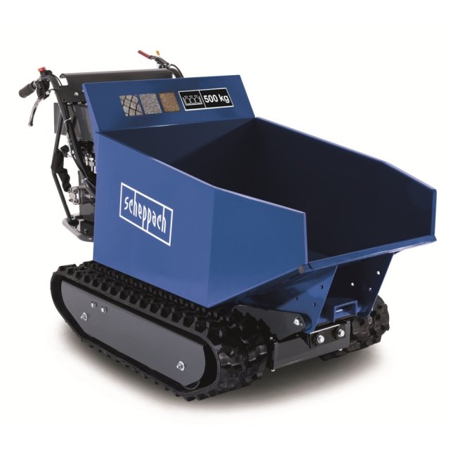 Pásový prepravník 500 kg s hydraulickým sklápaním korby Scheppach DP 5000