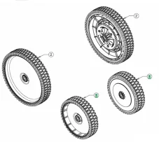 Predné koleso MTD Advance 53 SPKHW 634-05020