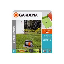 Kompletná sada s výsuvným štvorplošným zadažďovačom GARDENA OS 140, 8221-20