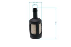 ND GP Palivový filter Zama ZF-2 pre motorové píly krovinorezy a ďalšiu dvojtaktnú záhradnú techniku, ZF-2