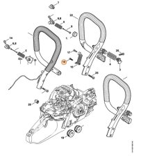 Skrutka IS P5x16 pre reťazovú pílu STIHL 9074 477 4130