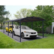 Aluminum canopy with an arched roof CANOPIA Arcadia 8500