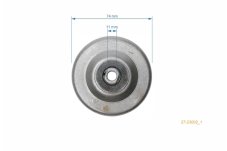 Kuplungdob 3/8″, 6 fogú MAKITA DCS33, DCS340, DCS341, DCS342, DCS344, DCS400, DCS401, DE3435 láncfűrészekhez, 028223316