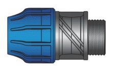 Spojka priama s vonkajším závitom 20 x 1/2“ AQUA