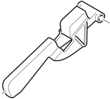 MAKITA, DOLMAR 115, PS43, PS540 náhradná páčka plynu - 020117182