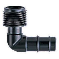 Elbow 1/2" with 1/2" Claber screw connection 91082, 2 pcs