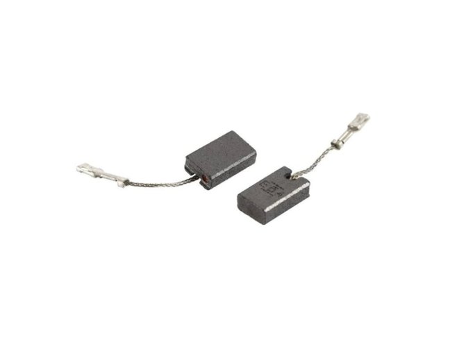 Carbon brush set for BOSCH power tools GWS 10-125 CE, GWS 1000, GWS 7-115, GWS 8-125, 1 607 014 176