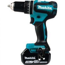 Akumulátorový vrtací skrutkovač s príklepom MAKITA DHP485RF3J, 3x Aku BL1830B (3,0 Ah) a nabíjačka