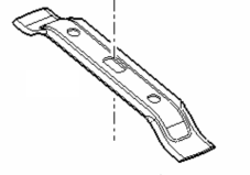 Replacement mower blade 20 cm for Stihl iMow and Viking iMow RMI 422 series - 6301 702 0101