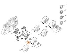 Koleso reťazové .325" 7Z pre reťazovú pílu STIHL MS 260, MS 270, MS 280, 1121 640 2004