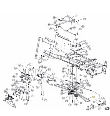 Klinový remeň pojazdu pre záhradný traktor MTD, WOLF-GARTEN 754-04304