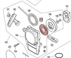 ND MAKITA / DOLMAR Pružina štartovania EM3400U,MS34U, JL03007282 (70d)