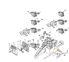 Gázkar csap STIHL láncfűrészekhez, 5 × 24 mm, 9371 470 2640