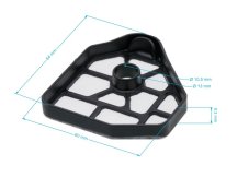 ND GP Air Filter for chainsaws Partner P340 P350 P360 ALKO OBI CMI Talon Homelite Ryobi, 04-05015