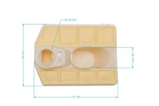 ND GP Air filter for Chinese chainsaws with engine displacement of 45cc - 58cc, 04-12001