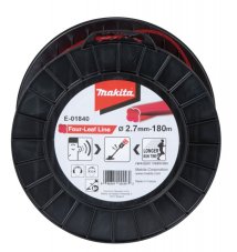 Žacia struna MAKITA špirálová v tvare štvorlístku 2,7mm 180m, E-01840