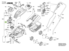 ND BOSCH Napínač remeňa pre kosačku na trávu ROTAK 32, ARM 32, F 016 L68 711