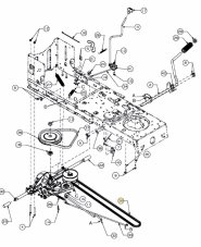 ND MTD Klinový remeň pohonu, 754-04249A