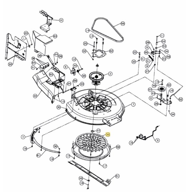 ND MTD Mowing Fan, 731-1583