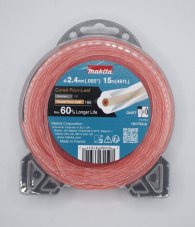 MAKITA PROFI žacia struna štvorlístok s jadrom 2,4 mm x 15m - 1917V0-8
