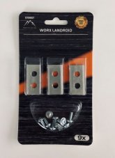 Robotfűnyíró kések WORX, NAC gépekhez, 9 db-os készlet, EVEREST, 33-99005
