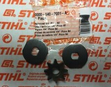 ND STIHL Reťazové koleso 1/4" 8Z pre reťazovú pílu / vyvetvovaciu pílu HT 56, HT 70,HT 130,HT 131, 0000 640 2001 (53c)