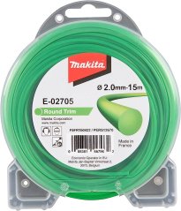 Žacia struna MAKITA okruhlá 2,0mm 15m, E-02705