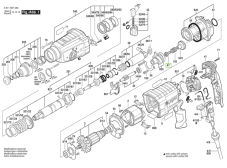 Spínací element pre elektrické náradie BOSCH GBH 2-28 D, GBH 2-25 DV, GBH 2-28 DV, GBH 2-28, GBH 2-28 F, 1 616 312 010