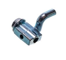 ND GP Bowden cable end fitting for universal aluminum lawnmower, with through hole