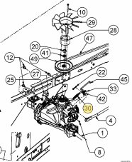MTD, Cub Cadet, WOLF-Garten náhradná pružina napínania prevodovky - 732-0209