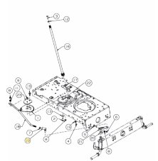 Guľový čap 7/16-20 (väčši závit) pre záhradný traktor MTD 723-0448A