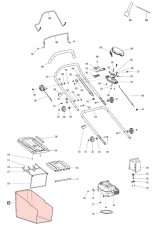ND MAKITA / DOLMAR Grass catcher bag for PM5101S3C, PM5101S3R, PM5100S3, DA00000967